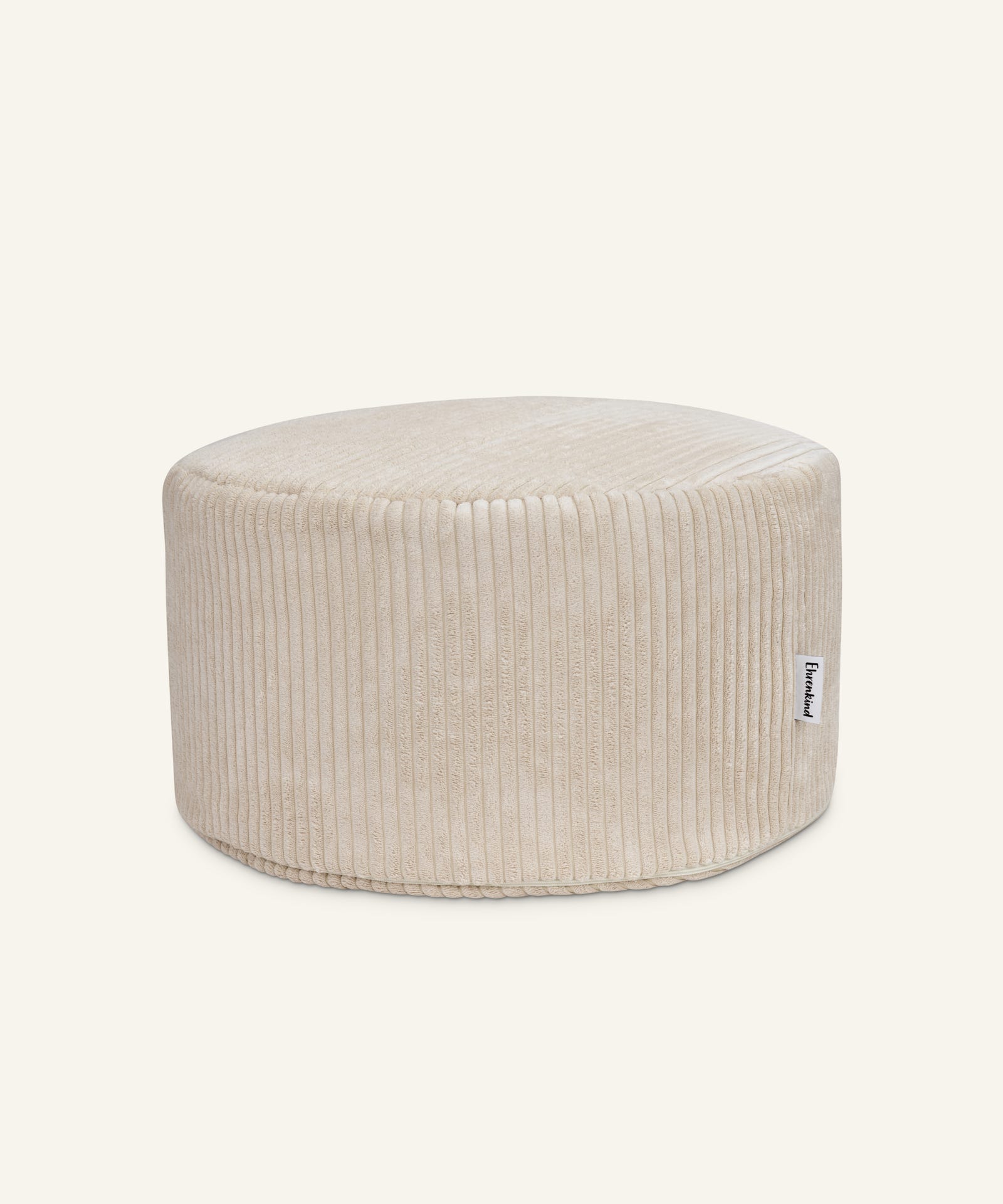 Ehrenkind Pouf rund Natur