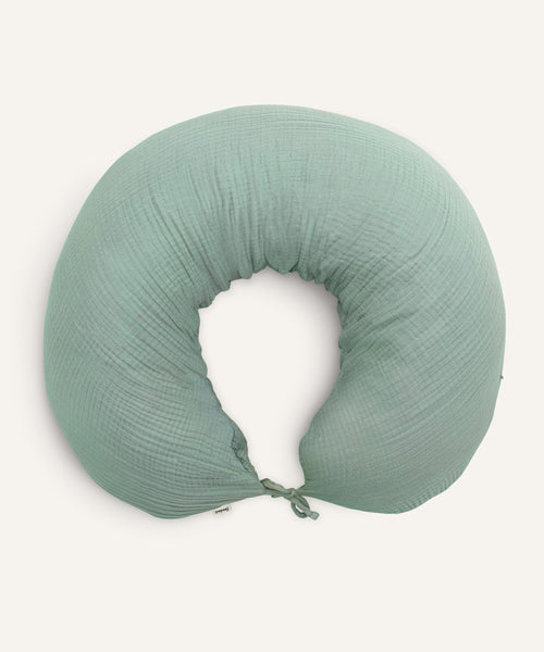 Ehrenkind Stillkissen mit Mikroperlen in Jade.