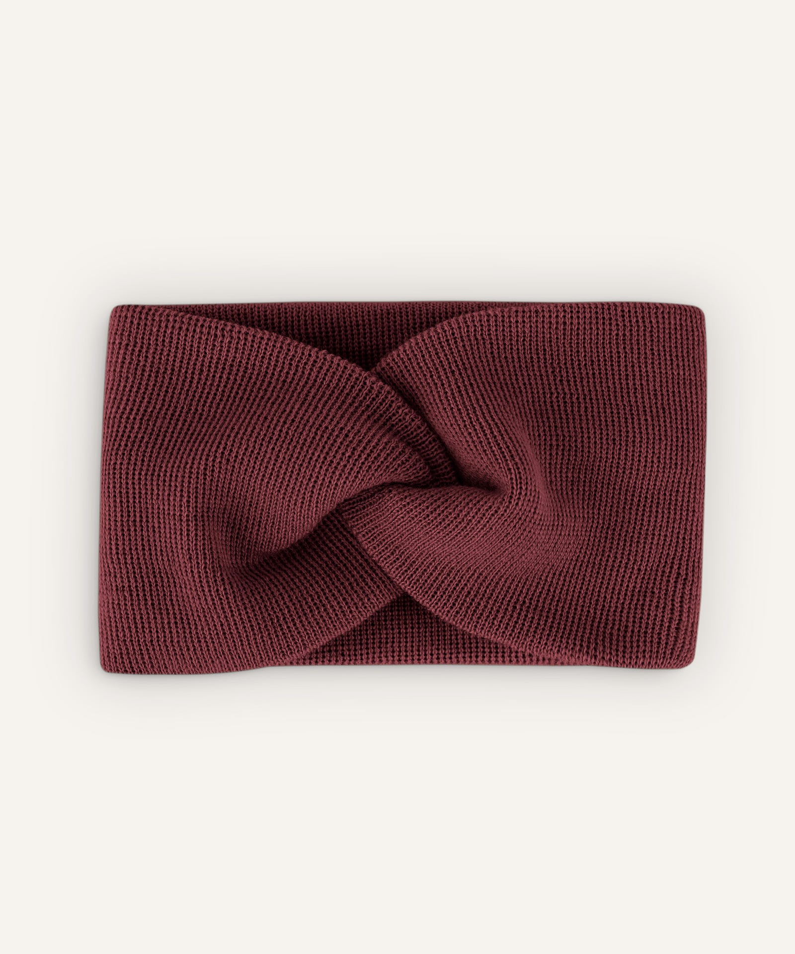 Ehrenkind Stirnband in Bordeaux.