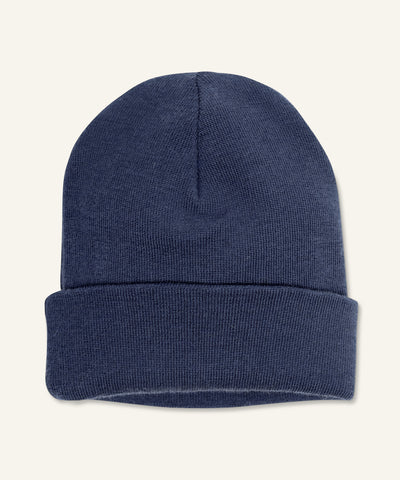 Ehrenkind Strickmütze Dunkelblau.