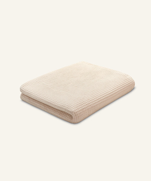 Ehrenkind Tagesdecke Waffelpiqué Beige.