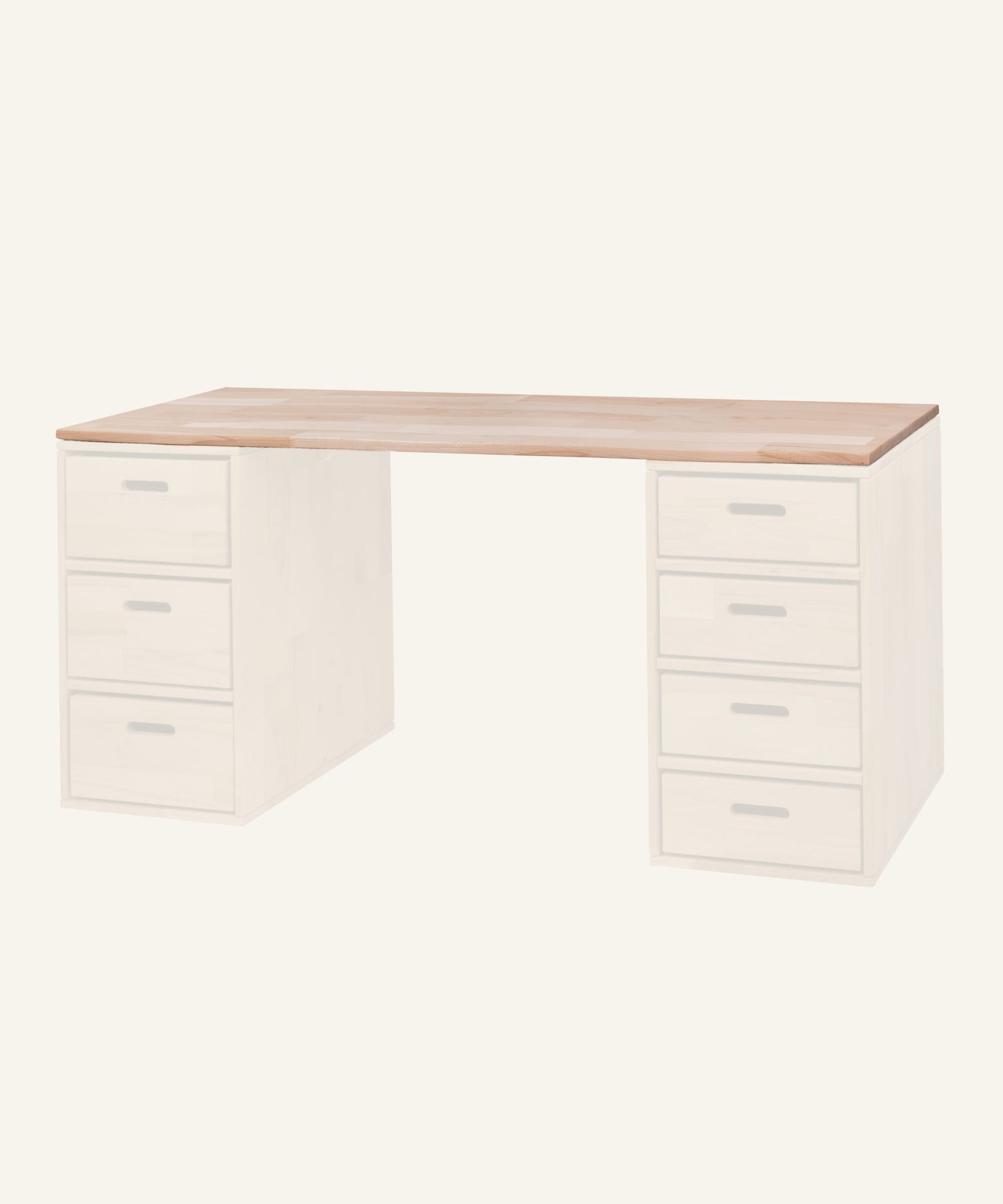 Ehrenkind Tischplatte für Aufbewahrungssystem Buche 136 cm.