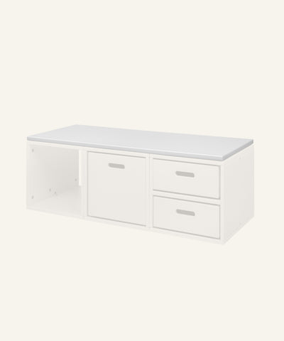 Ehrenkind Tischplatte für Aufbewahrungssystem Buche Weiß 102cm.