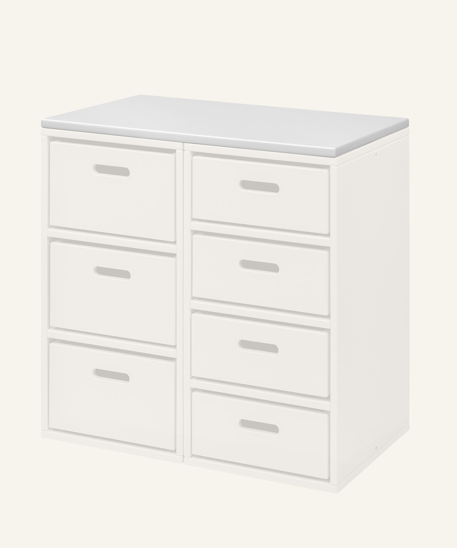 Ehrenkind Tischplatte für Aufbewahrungssystem Buche Weiß 68cm.