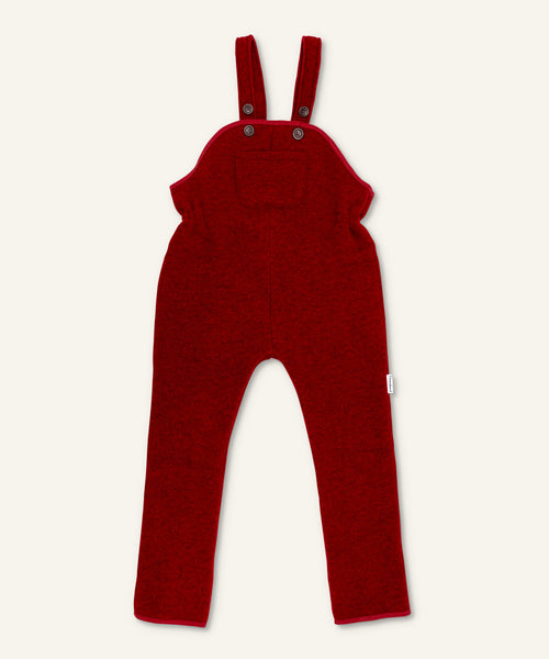 Ehrenkind Walk-Latzhose Rot.