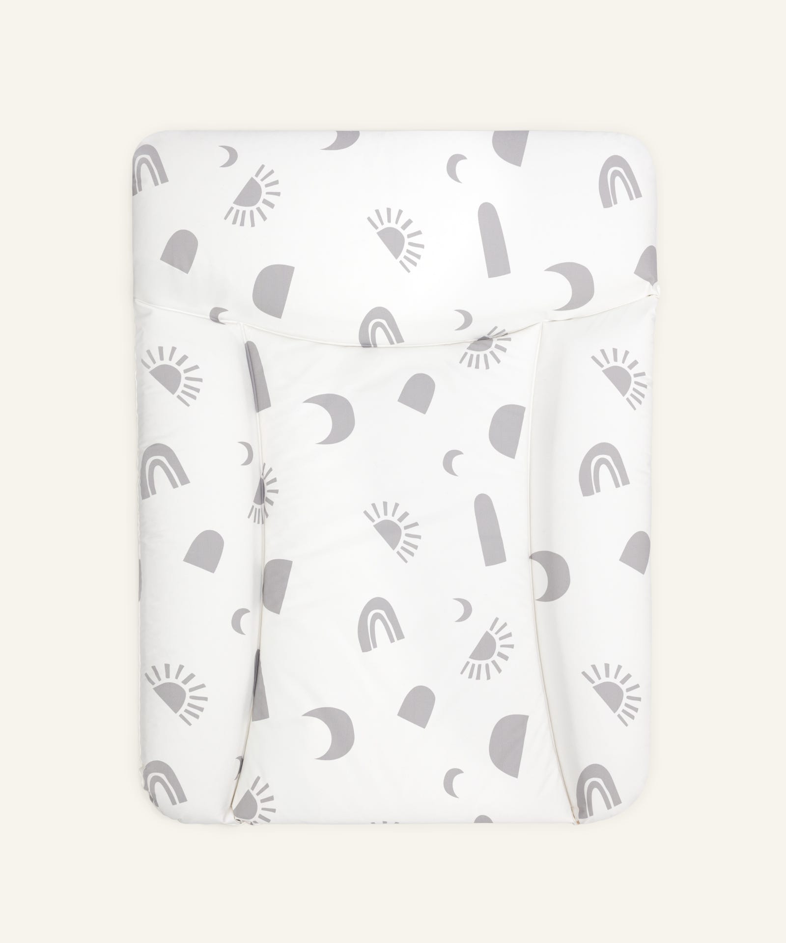 Ehrenkind Wickelauflage abwaschbar 50x70 cm Hellgrau Traumland