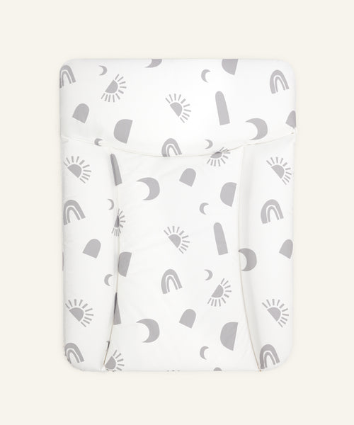 Ehrenkind Wickelauflage abwaschbar 50x70 cm Hellgrau Traumland