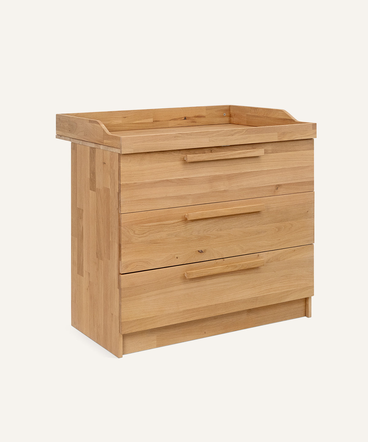 Ehrenkind Wickelkommode Linia Eiche mit Schubladen.