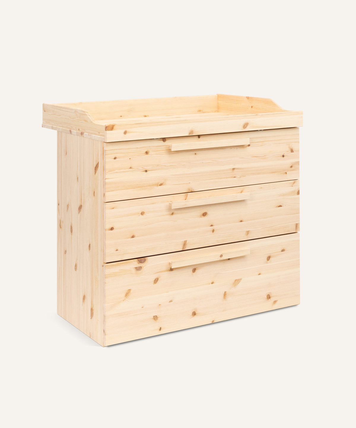 Ehrenkind Wickelkommode Linia Kiefer mit Rollschublade.