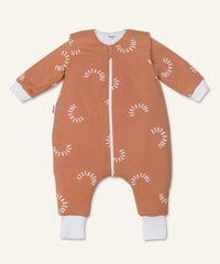 Ehrenkind Winter-Schlafsack 3.5 TOG mit Beinen Zimt Gemustert.