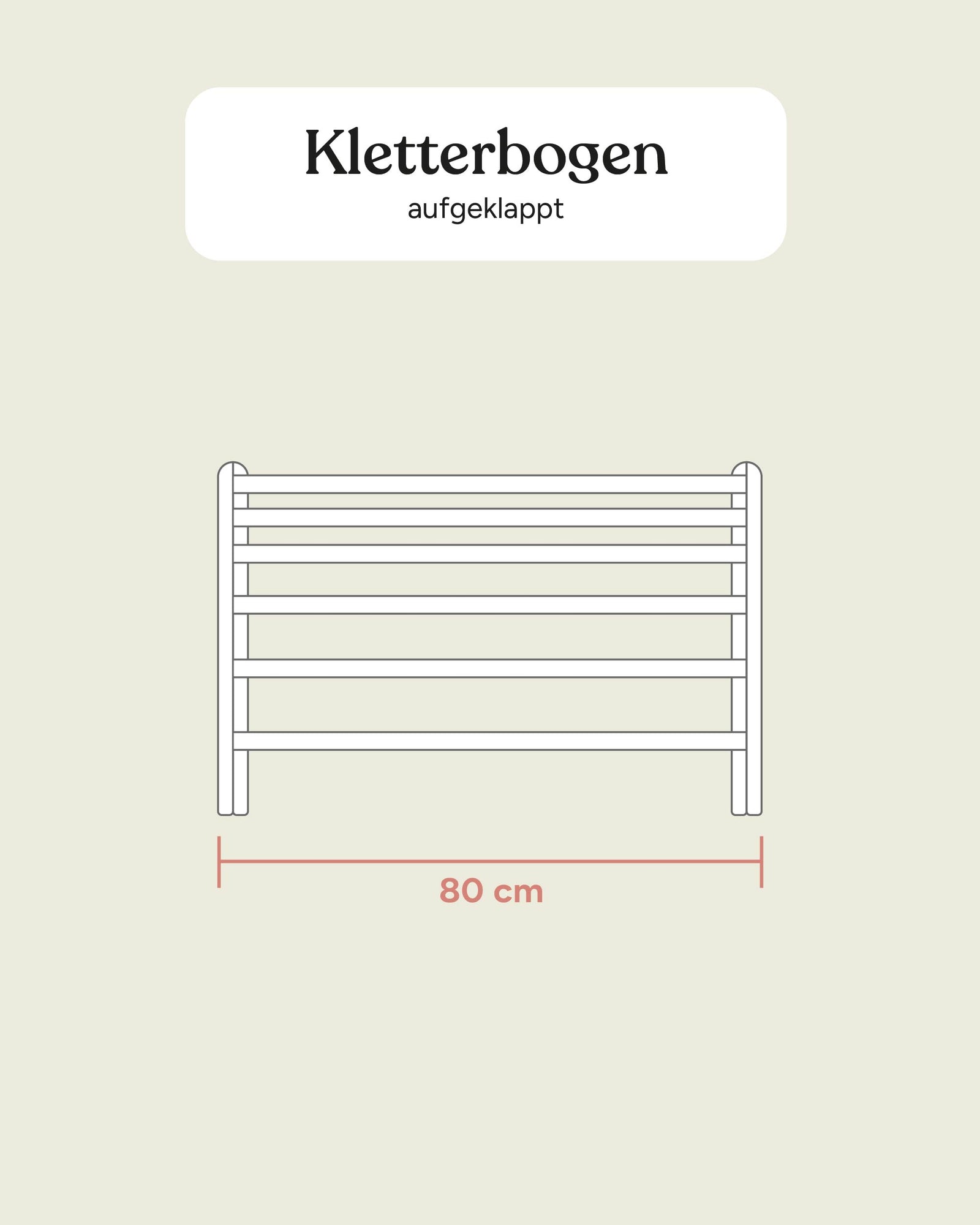 Größengrafik Kletterbogen.
