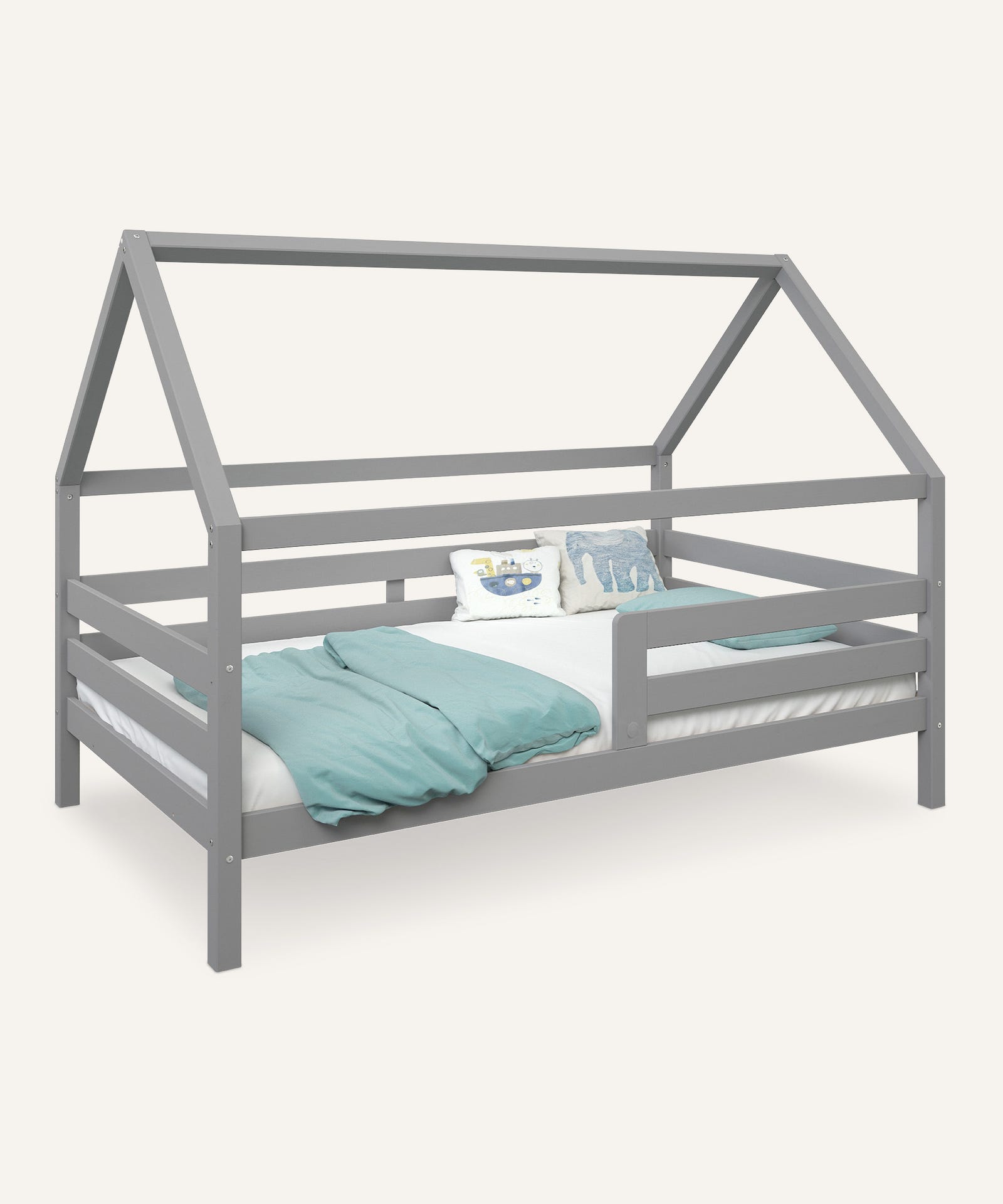 Hausbett Sona Grau 120x200 cm.