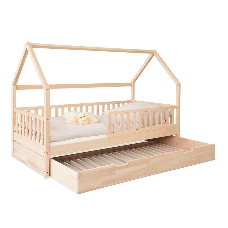 Hausbett mit Bettkasten