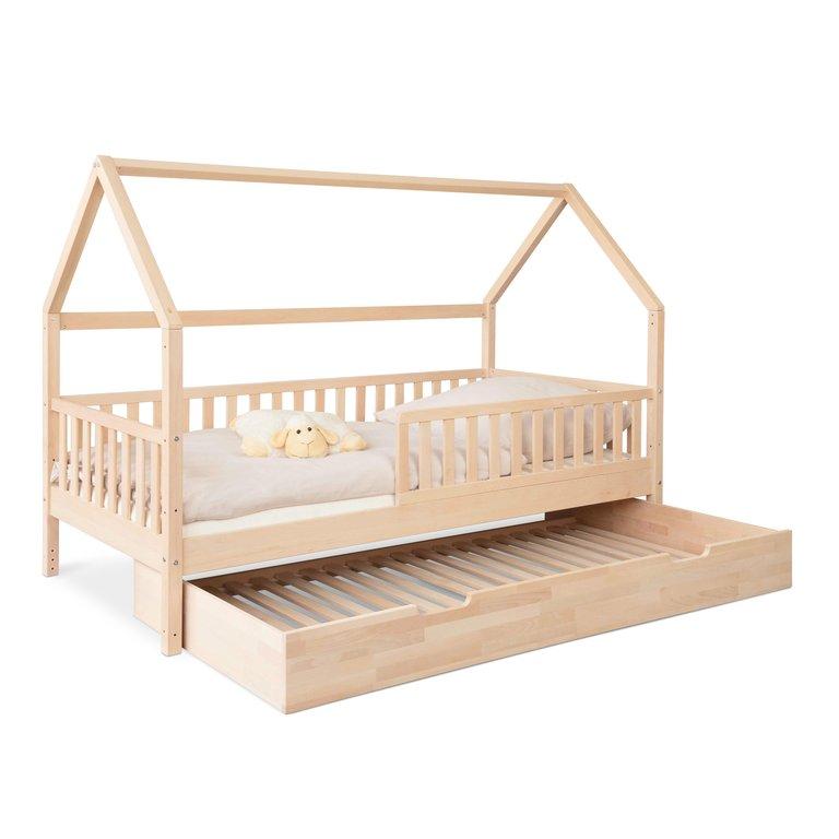 Hausbett mit Bettkasten