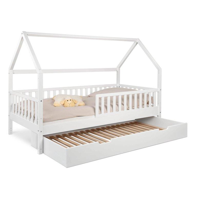 Hausbett mit Bettkasten