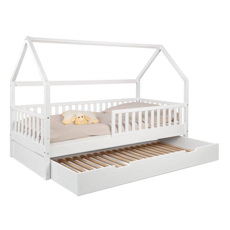 Hausbett mit Bettkasten