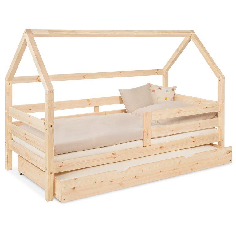 Hausbett mit Bettkasten