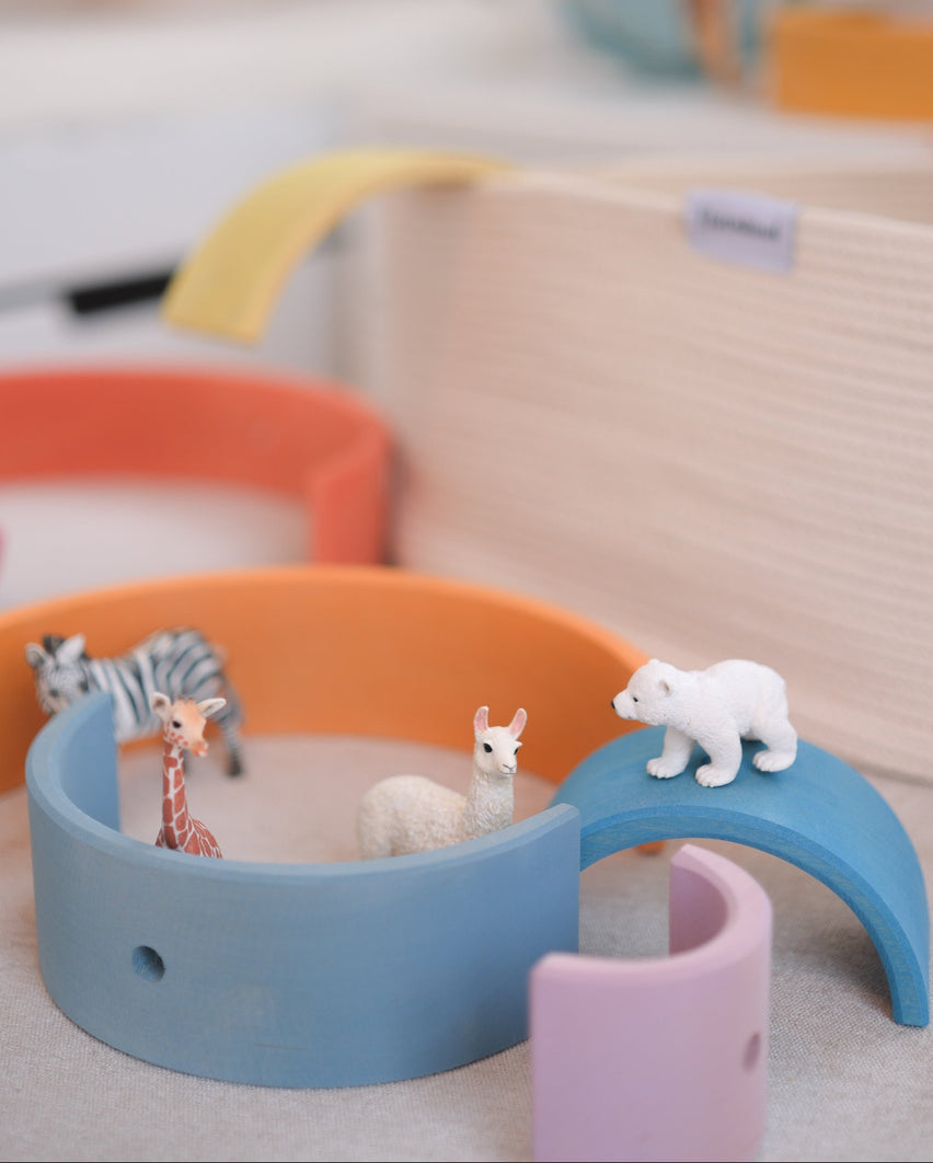 aufbewahrung für kinderspielzeug Aufbewahrungskorb für Spielzeug im Kinderzimmer