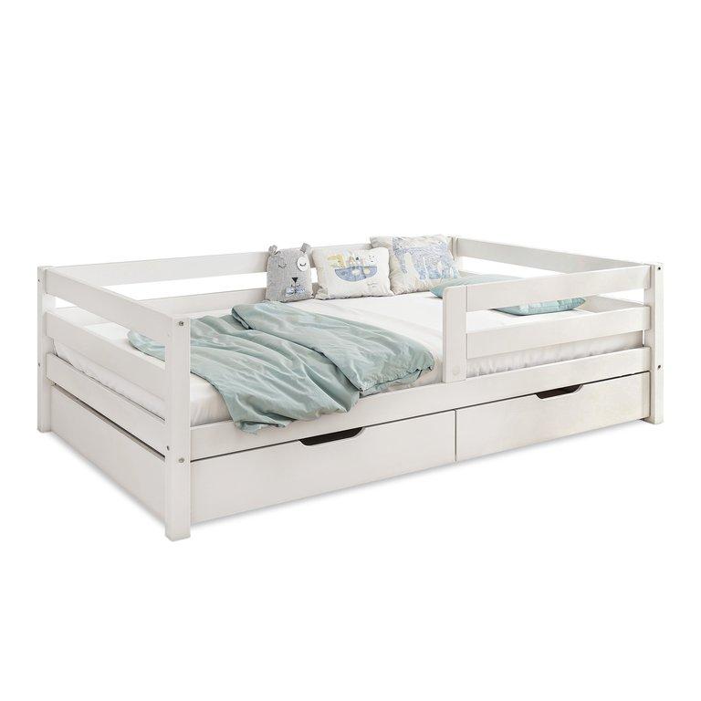 Kinderbett mit Doppelschublade