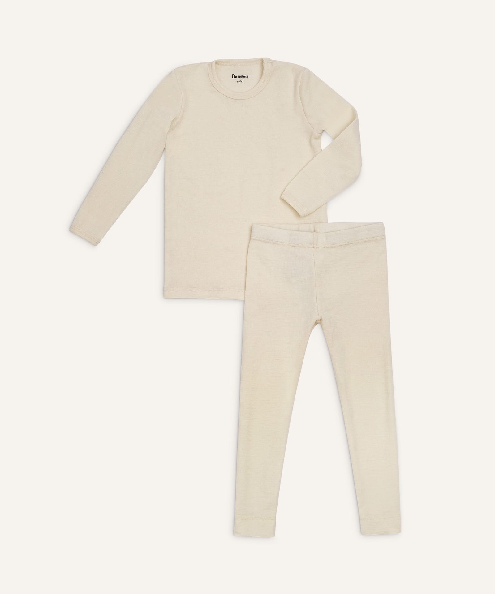 Merino Unterwäsche Kinder natur.