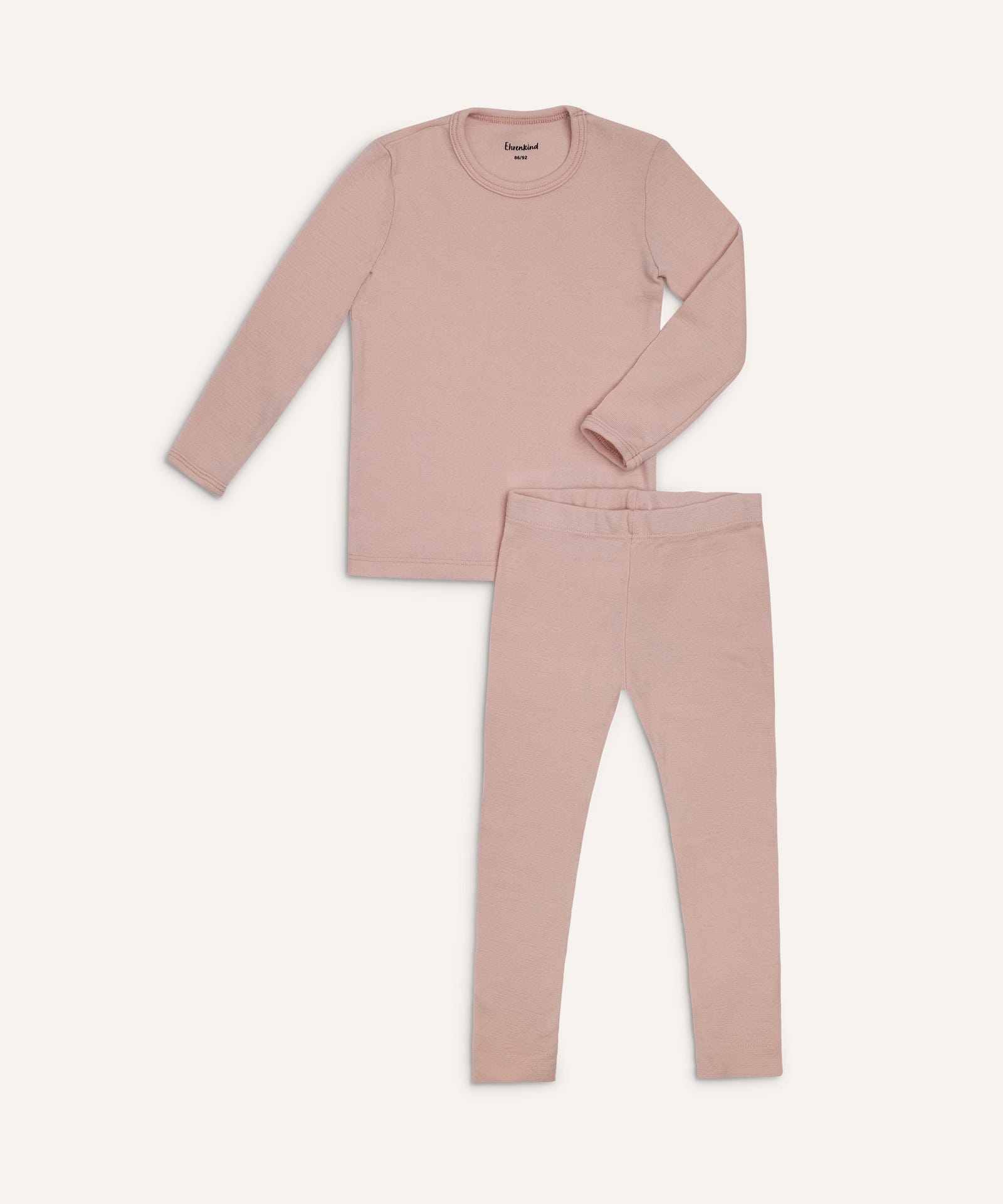 Merino Unterwäsche Kinder rosé.