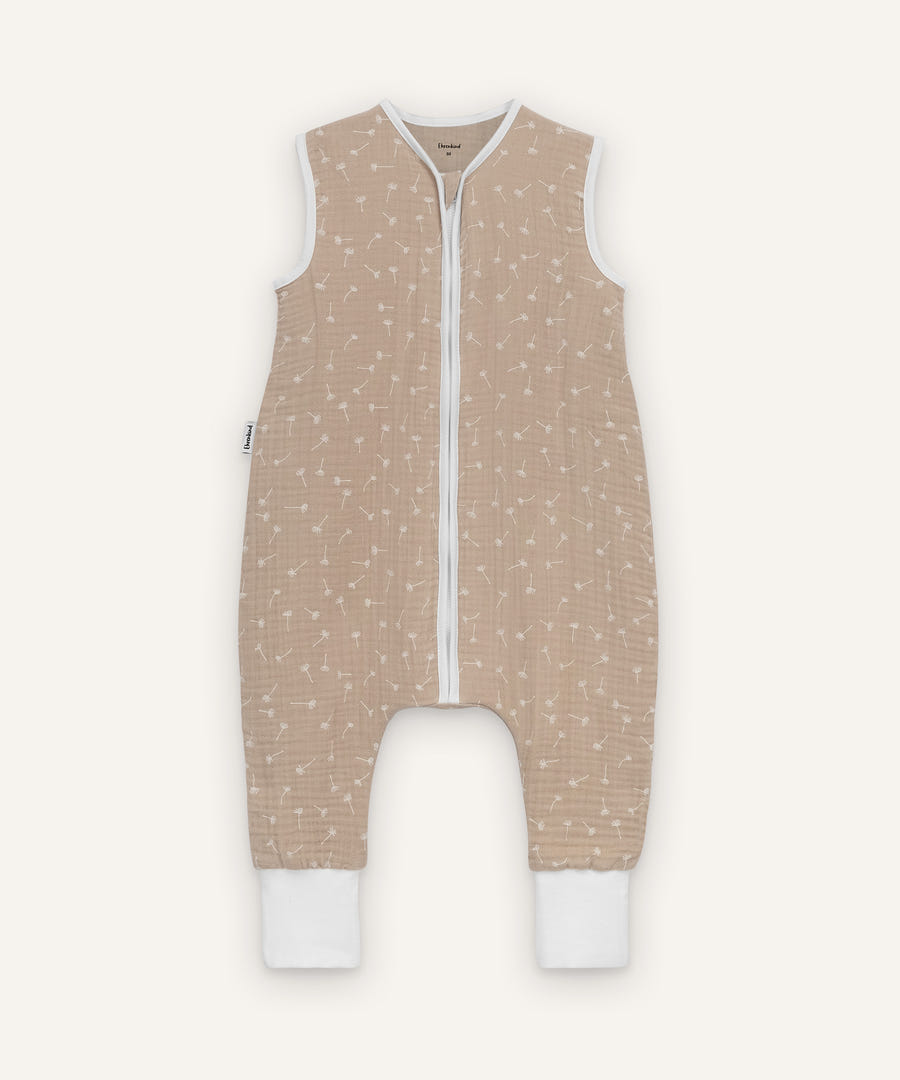 Musselin-Schlafsack mit Beinen 0.5 TOG