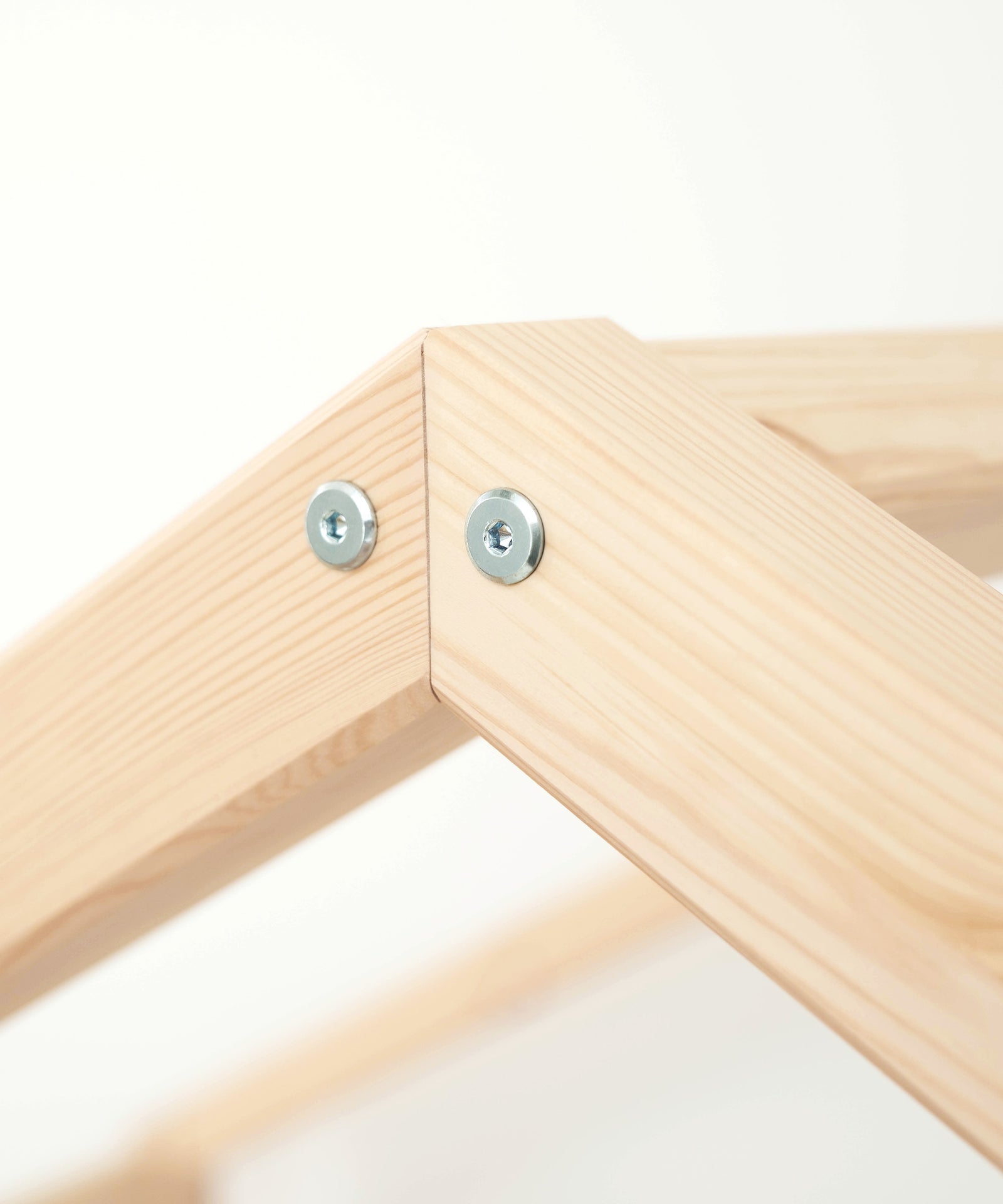 Nahaufnahme Natur Kiefernholz vom Panorama Hausbett.