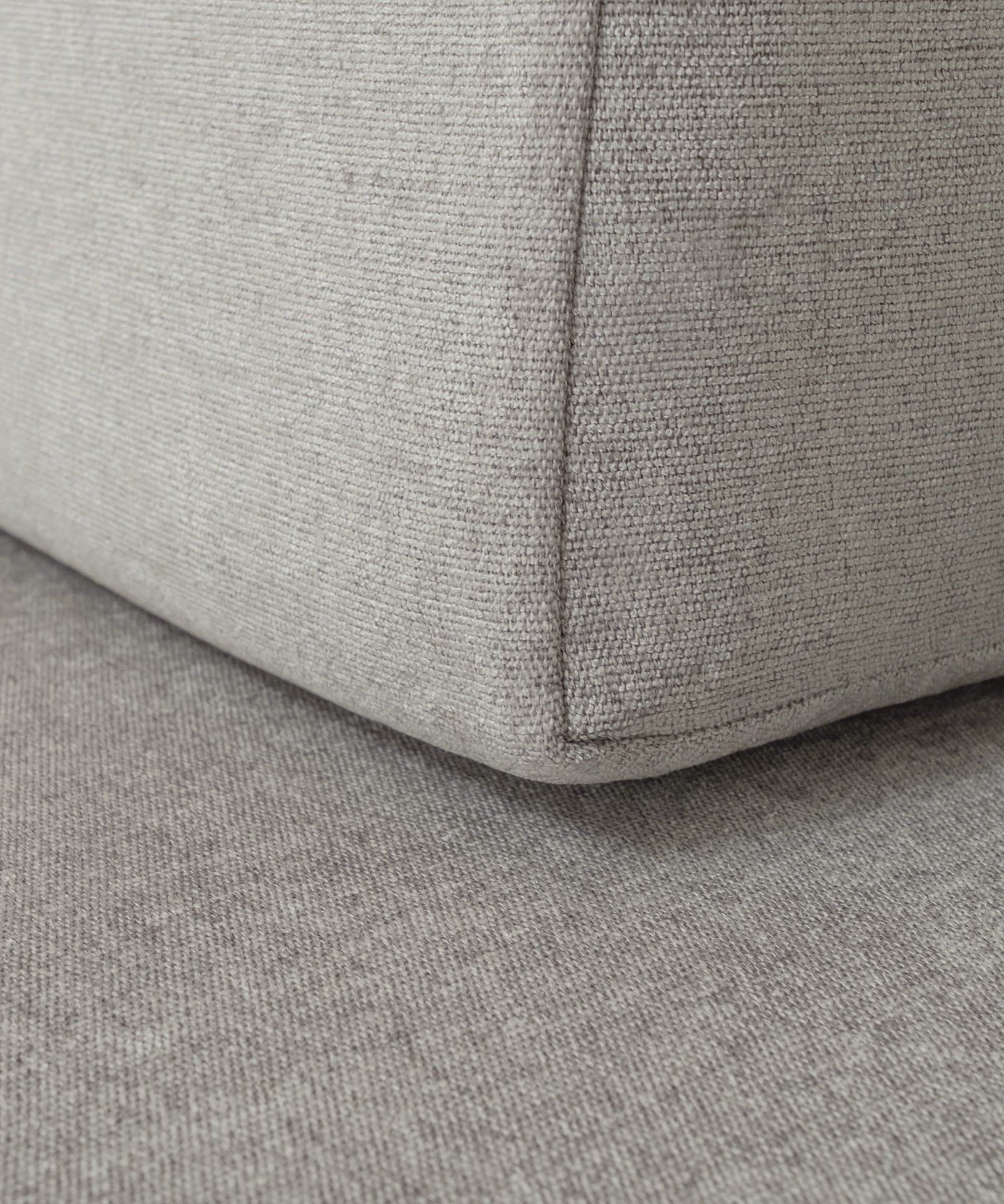 Detailaufnahme Spielsofa 2in1 Web Hellgrau.