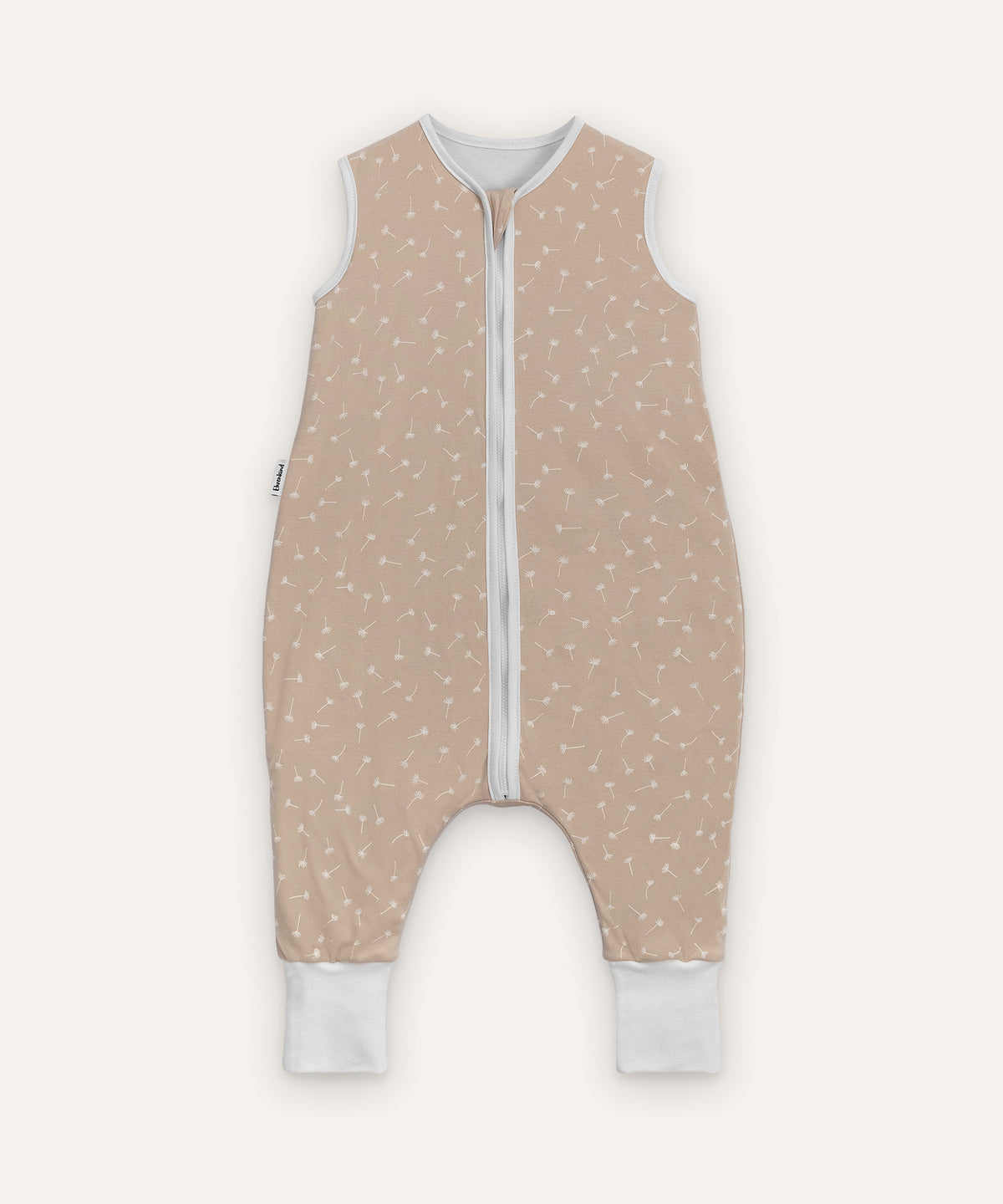 Schlafsack mit Beinen ganzjährig Beige Pusteblume.