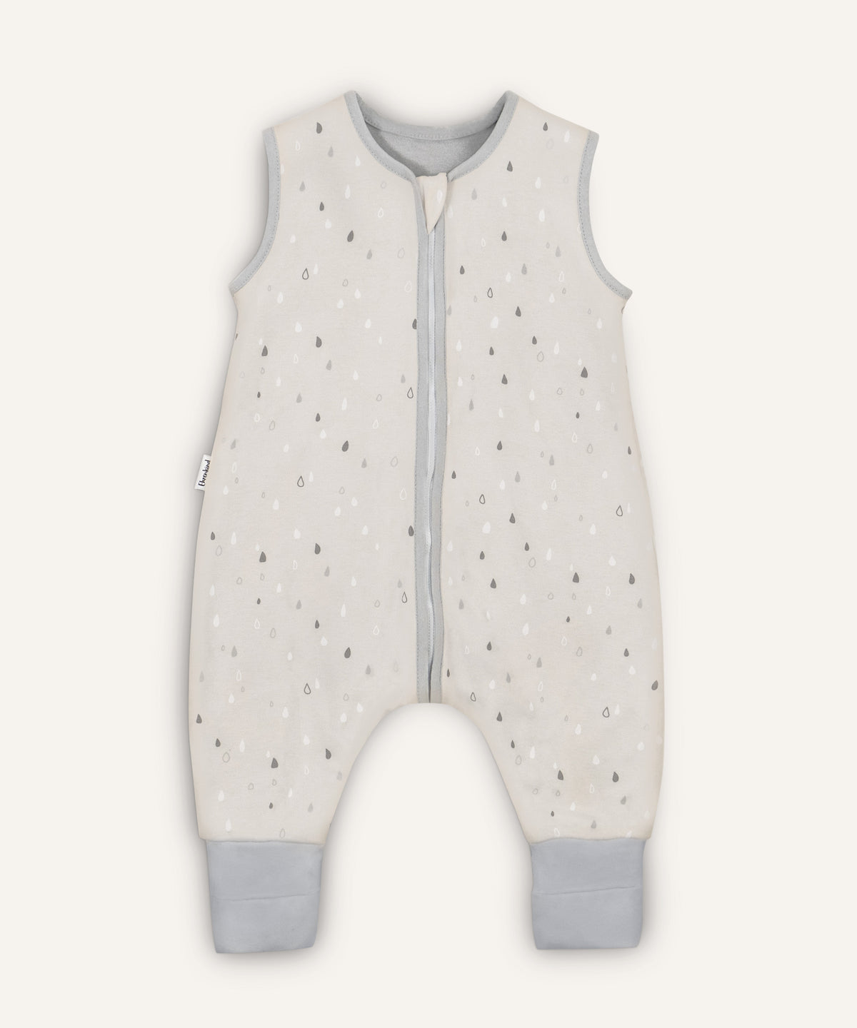 Schlafsack mit Beinen ganzjährig Natur Tropfen.