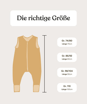 2-er Pack Sommerschlafsack mit Beinen 0.5 TOG