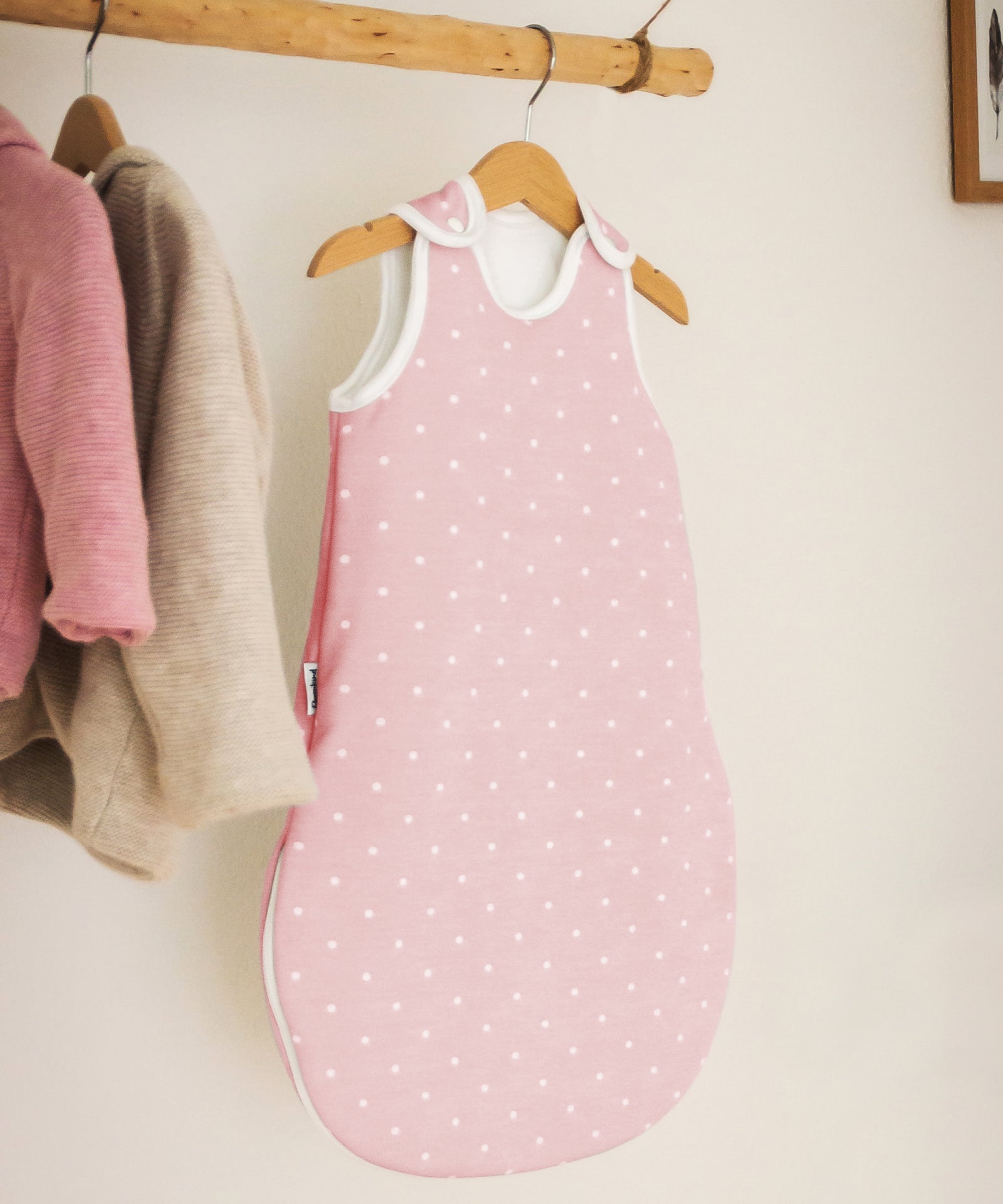 Baby Sommerschlafsack in Rosé 