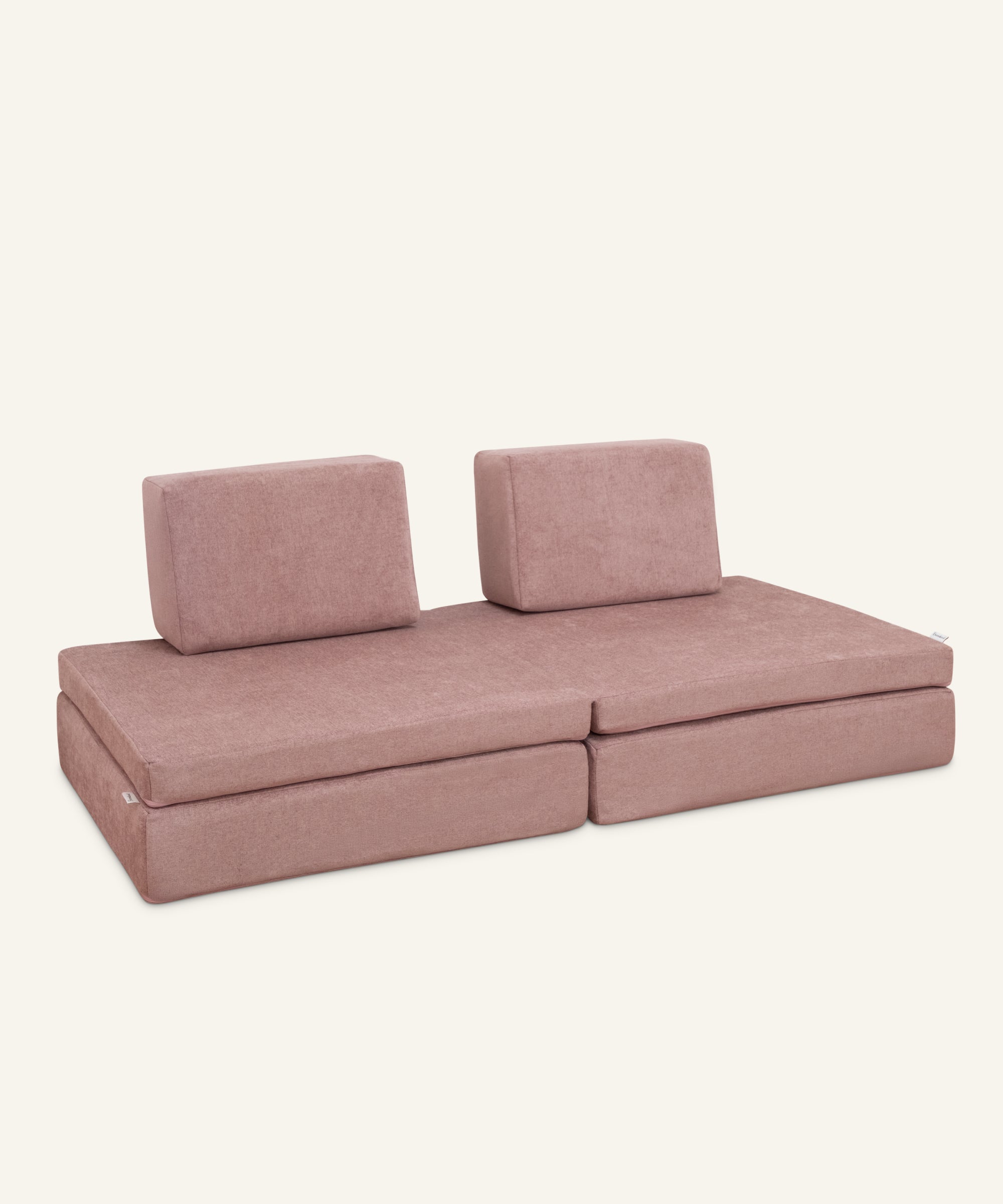 Spielsofa Web in Rosé.