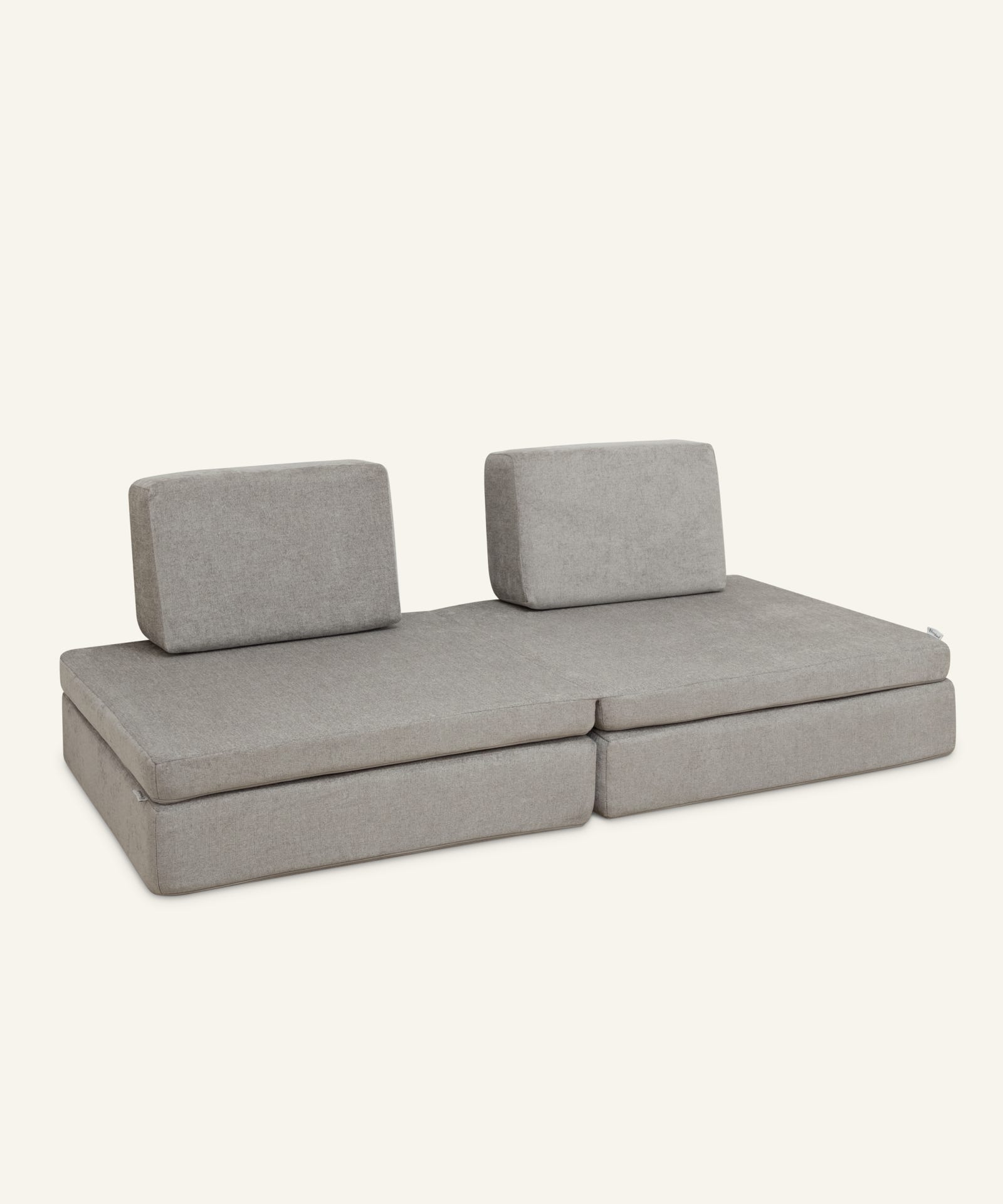 Spielsofa Web in Hellgrau.