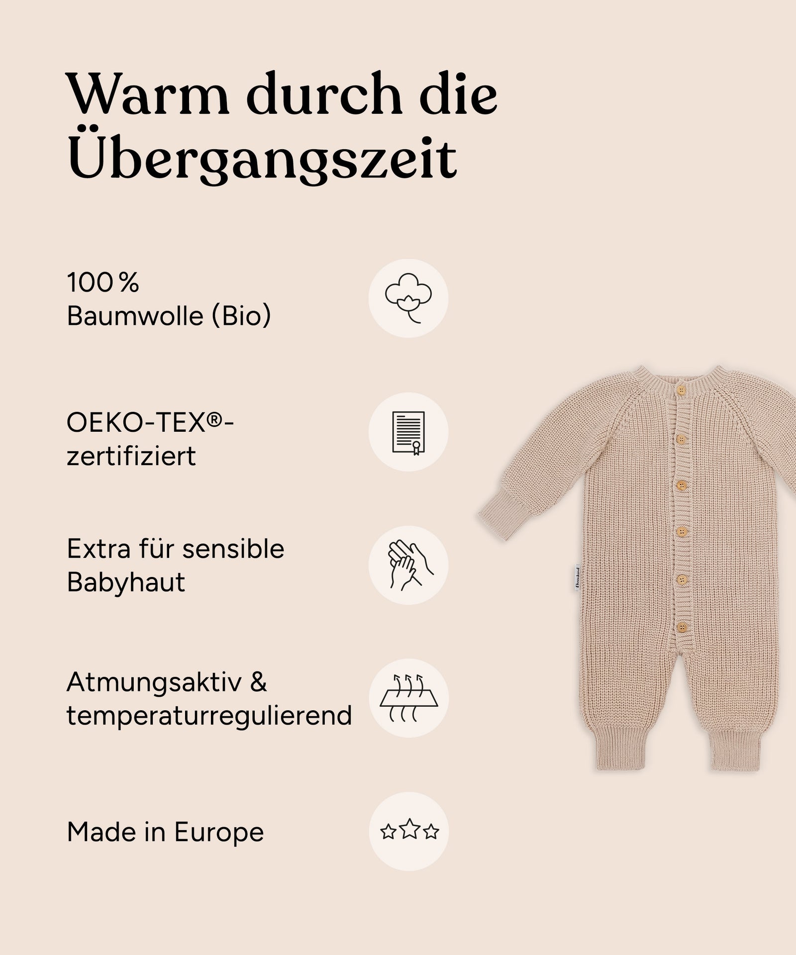 Vorteile Strickoverall.