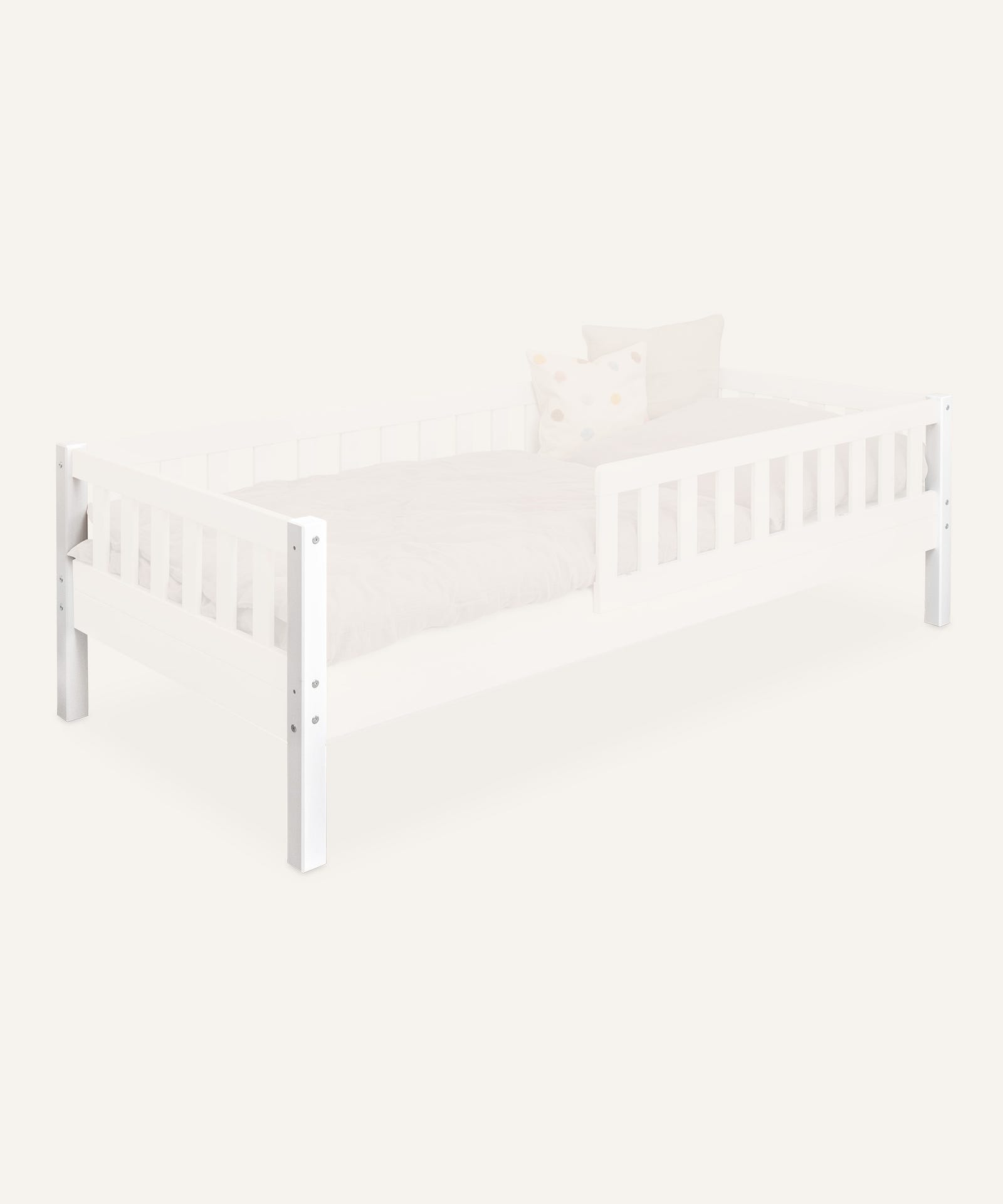 Umbauset zum Kinderbett Kiefer Weiß.