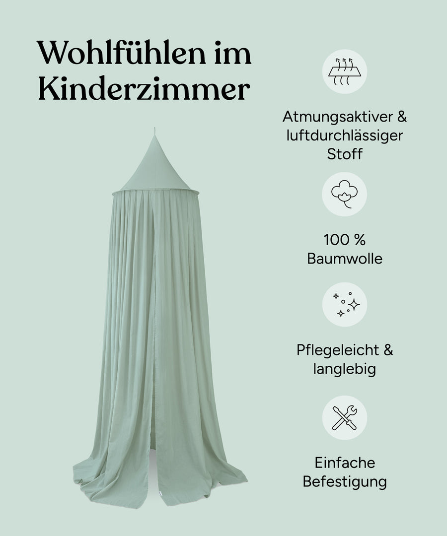 Baldachin mit Ring USP-Grafik.
