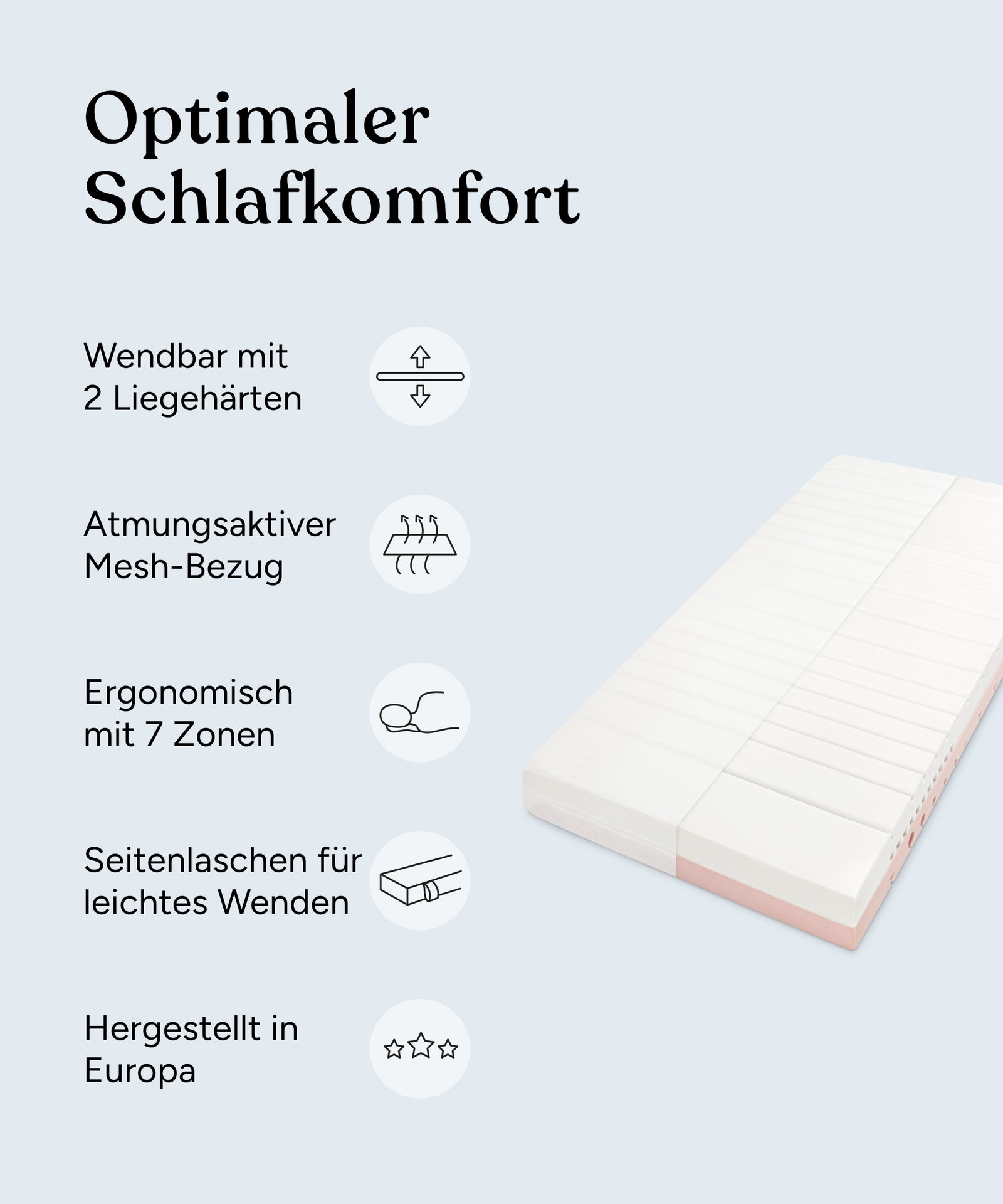 Vorteile der Familienmatratze wendebar