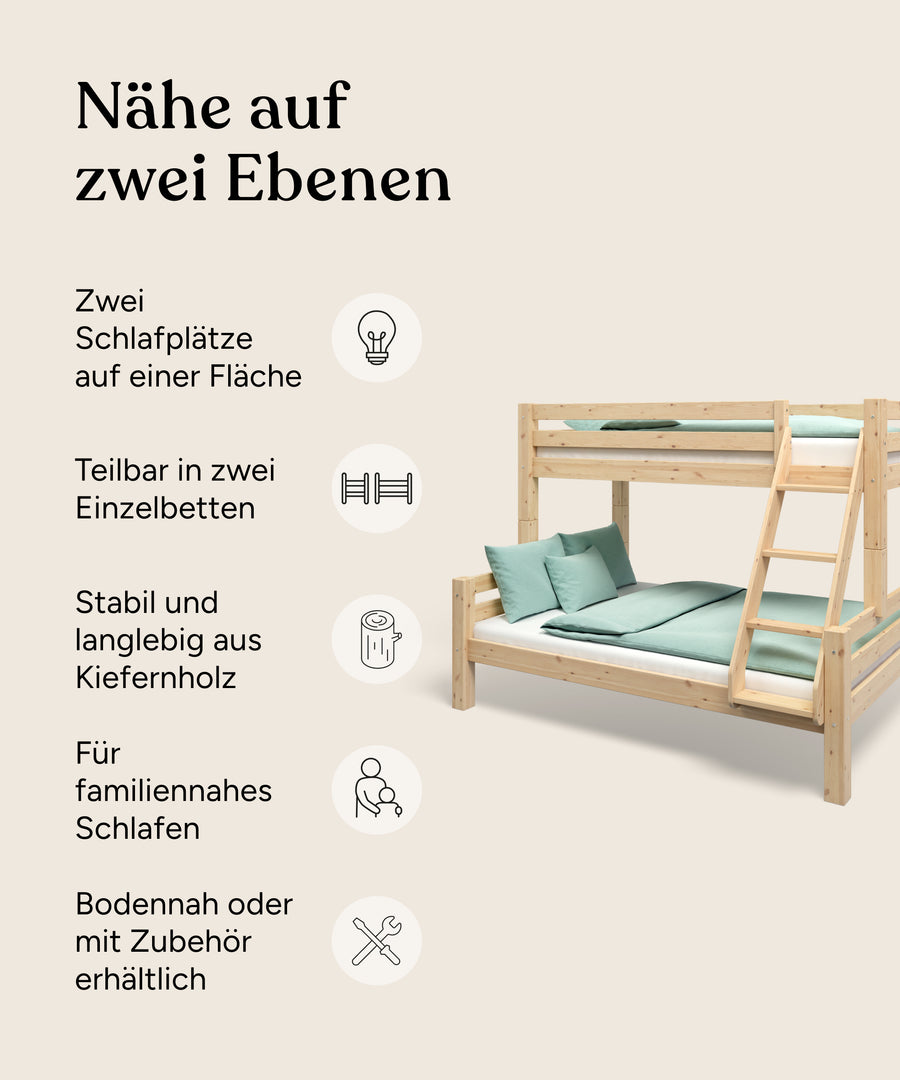 Vorteile Kombi-Etagenbett Vento.