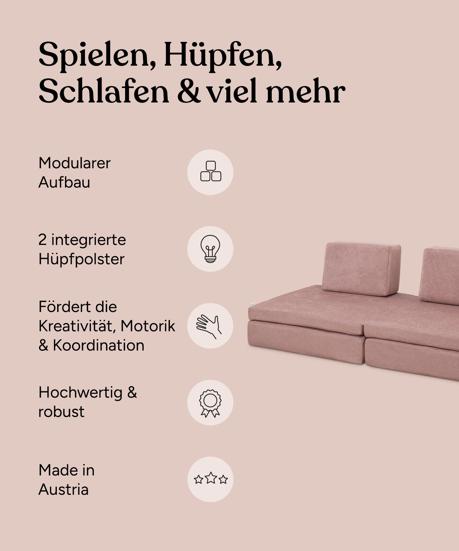 Vorteile Spielsofa Web.