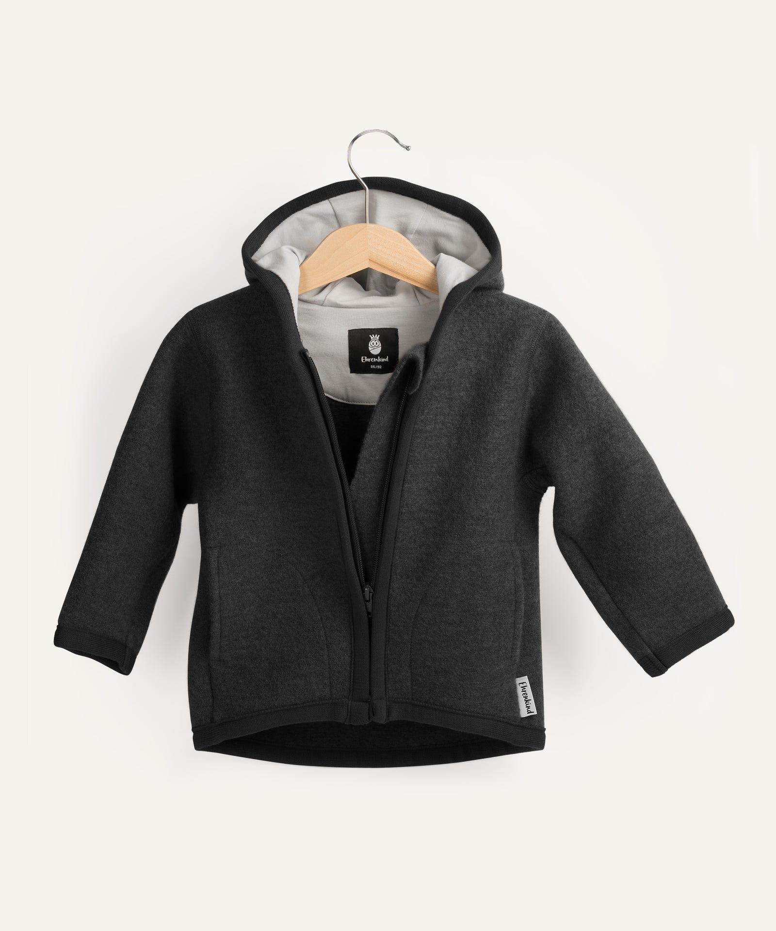 Ehrenkind Walkjacke Anthrazit.