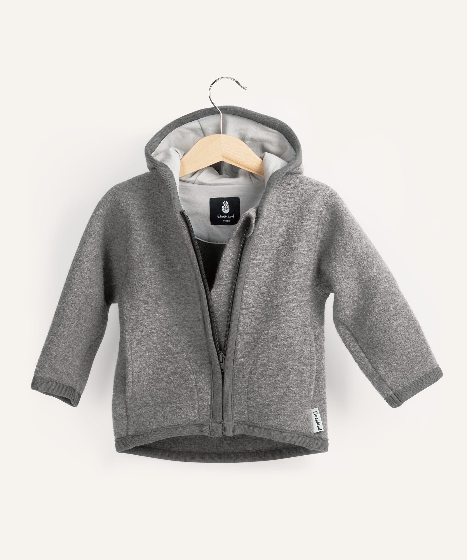 Ehrenkind Walkjacke Grau.