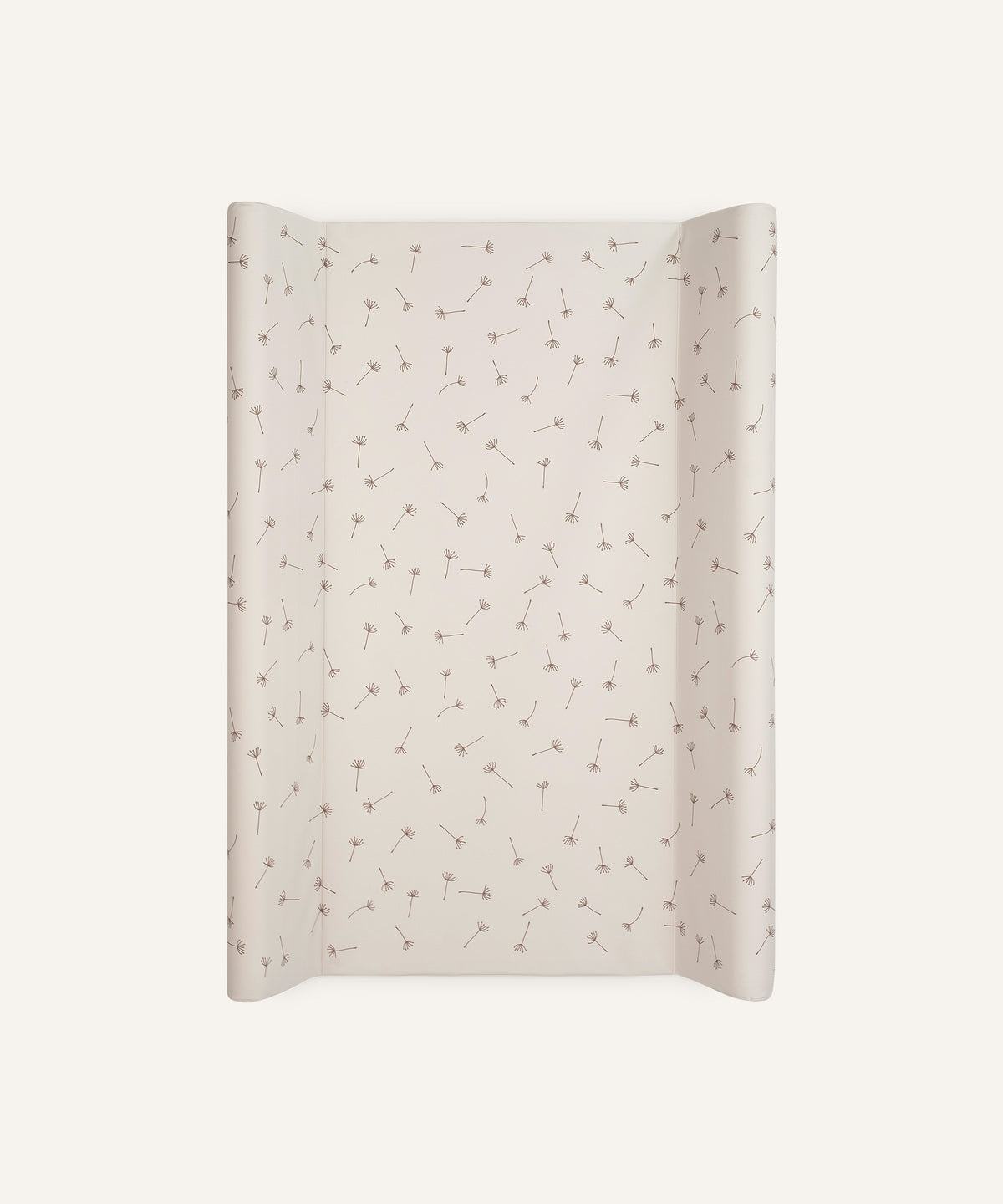 Wickelauflage abwaschbar 50x70 cm Beige gemustert.