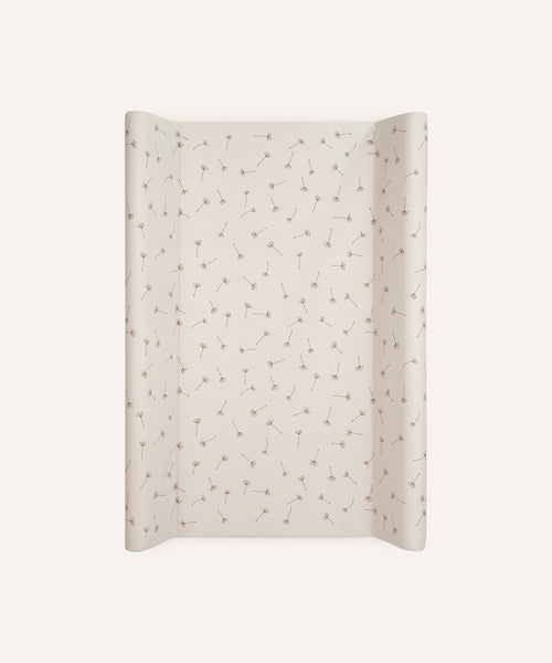 Wickelauflage abwaschbar 50x70 cm Beige gemustert.