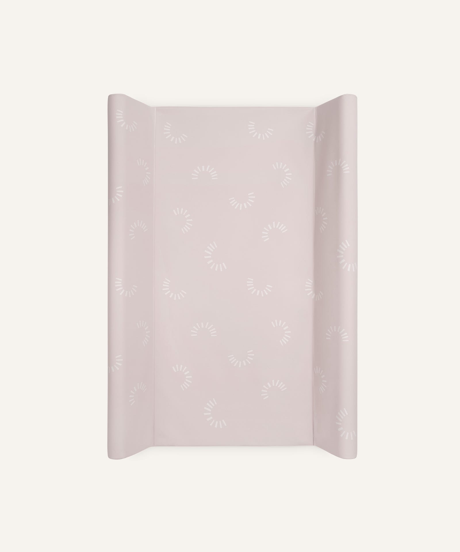 Wickelauflage abwaschbar 50x70 cm Rosé gemustert.