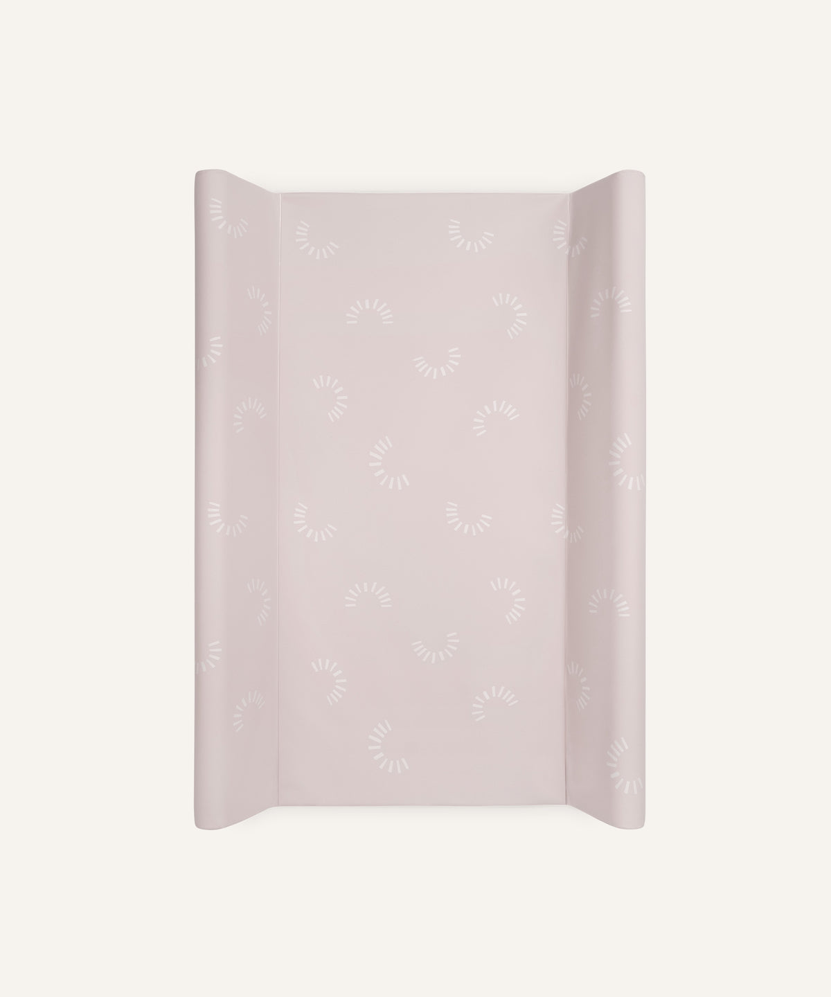 Wickelauflage abwaschbar 50x70 cm Rosé gemustert.
