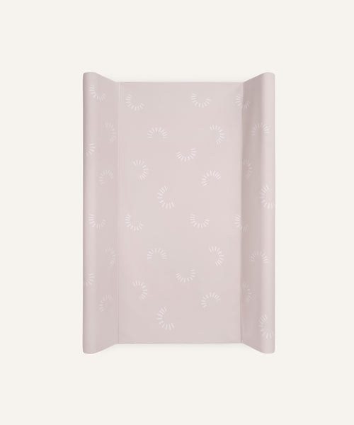 Wickelauflage abwaschbar 50x70 cm Rosé gemustert.