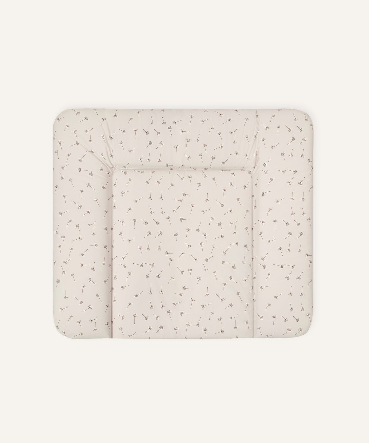 Wickelauflage abwaschbar 72x85 cm Beige gemustert.