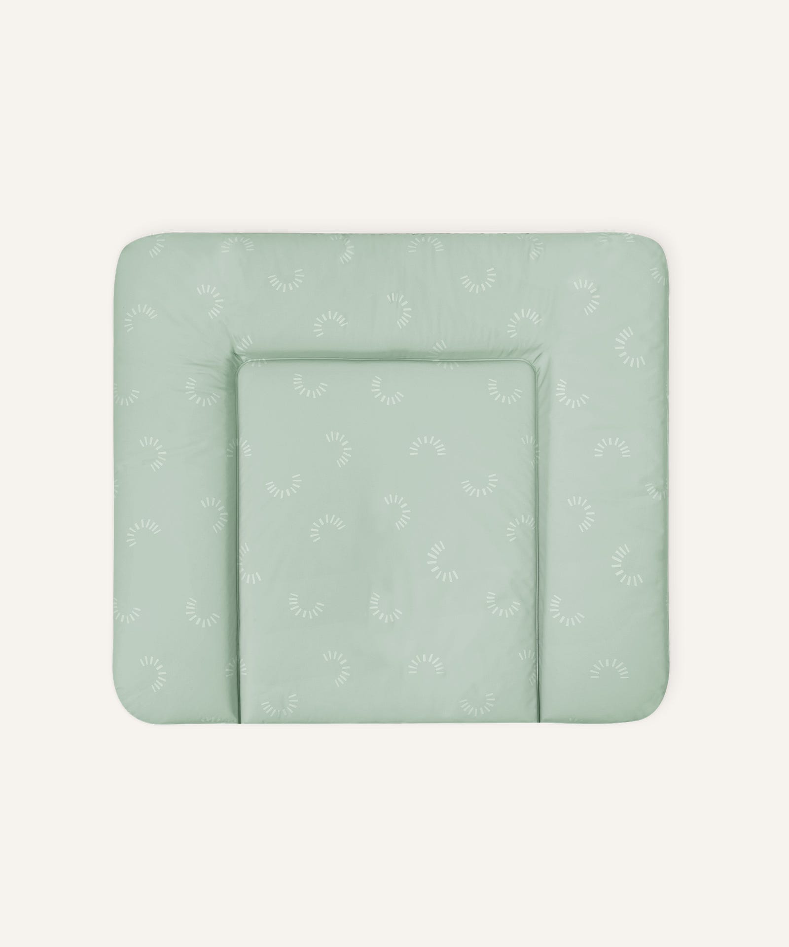 Wickelauflage abwaschbar 72x85 cm Jade gemustert.