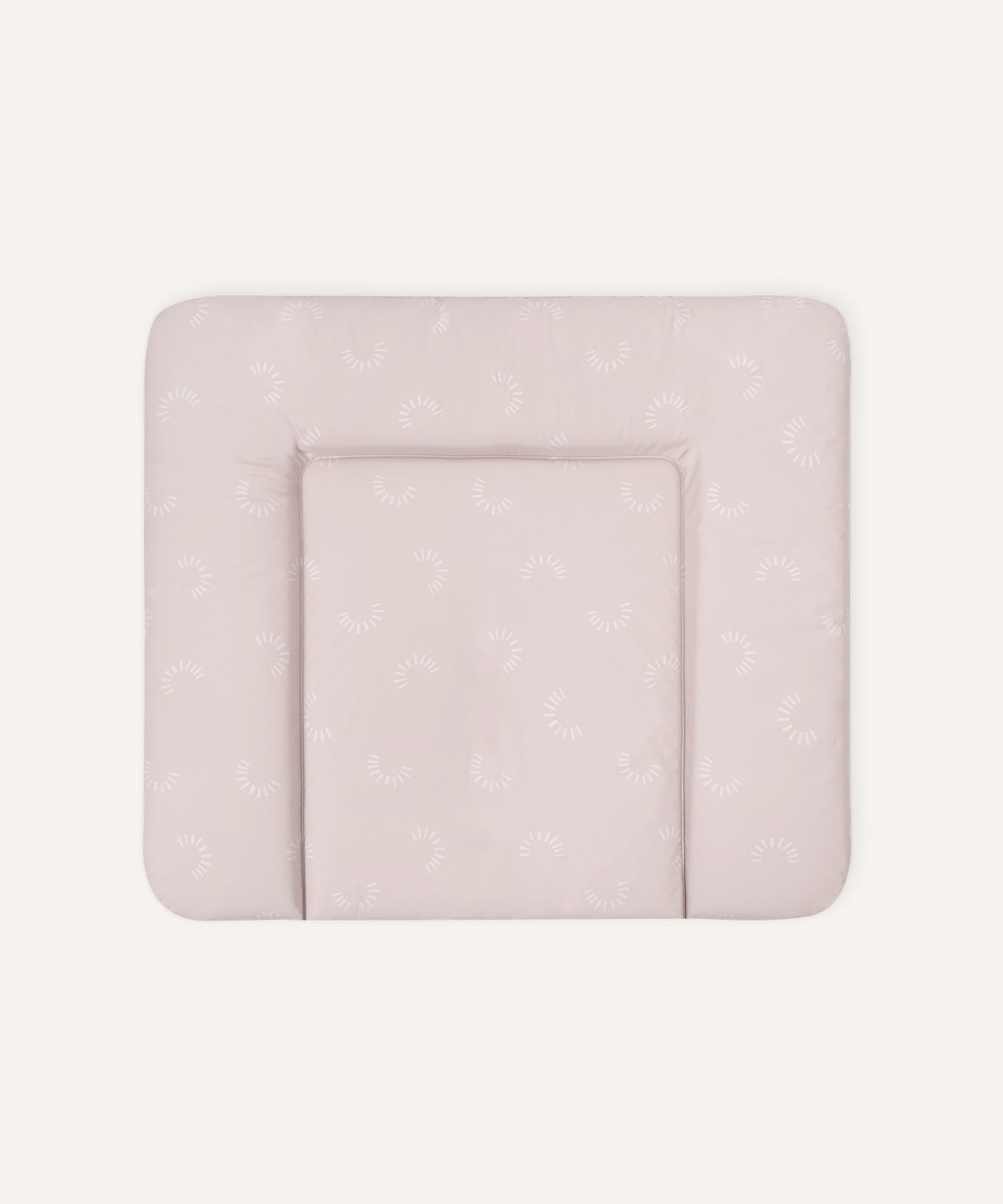 ickelauflage abwaschbar 72x85 cm rosé gemustert.